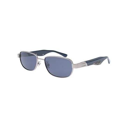 THOM RICHARD - occhiali da sole uomo polarizzati | modello tr9063, per adulti e adolescenti, filtro polarizzante, filtro uv 400 | occhiali da sole uomo polarizzati, nero / grigio