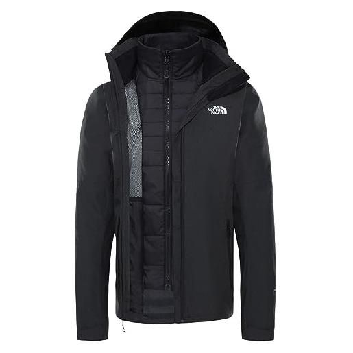 The north face inlux giacca tnf black heather-tnf black l