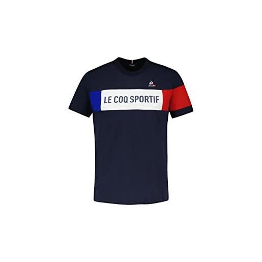 Le Coq Sportif tri tee ss n°1 m sky captain t-shirt, m unisex-adulto