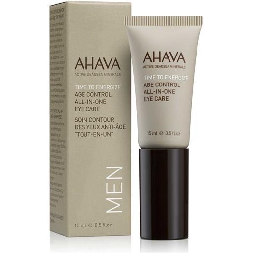 AHAVA Srl time to energize men age control all-in-one eye care ahava 15ml
