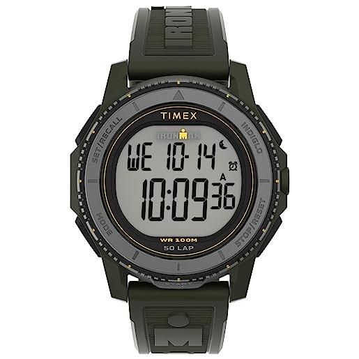 Timex orologio digitale al quarzo uomo con cinturino in poliuretano tw5m58000vq