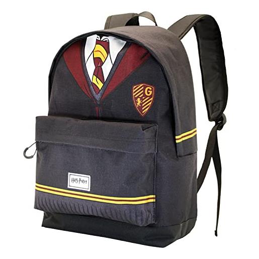 Harry Potter uniform-zaino eco 2.0, nero, 32 x 44 cm, capacità 22.5 l