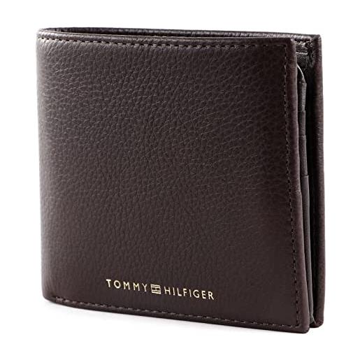 Tommy Hilfiger th premium leather cc flap and coin cognac