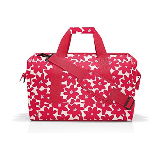 Reisenthel allrounder l - borsa da medico versatile per viaggi, lavoro o tempo libero, con design funzionale ed elegante, rosso margherita, taglia unica, bagaglio a mano