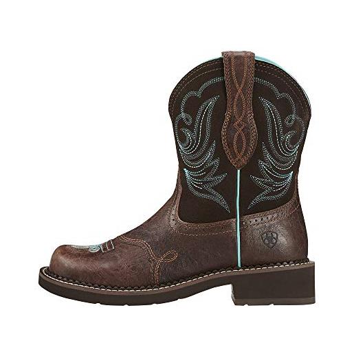 ARIAT heritage dapper fatbaby western boot-stivali da donna in pelle, royal chocolate fudge, 43 eu
