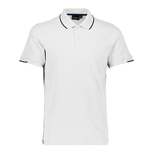 CMP - f. Lli campagnolo, maglietta polo shirt, uomo, polo, bianco-b. Blue, m