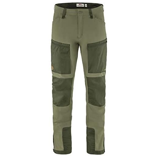 Fjallraven 86411-625-662 keb agile trousers m pantaloni sportivi uomo laurel green-deep forest taglia 44/r