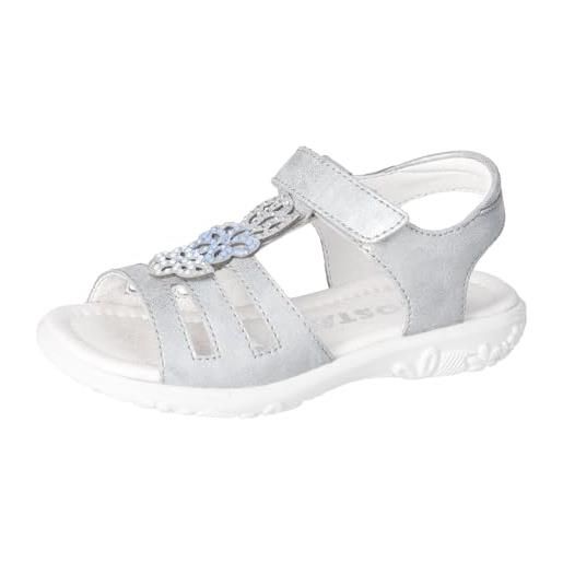 RICOSTA sandali da ragazza celina, scarpe estive per bambini, larghezza: medio, bianco 810, 34 eu