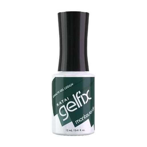 Katai gelfix monteverde - smalto semipermanente per unghie gel uv/led - verde smeraldo, semipermanente per unghie | 12 ml