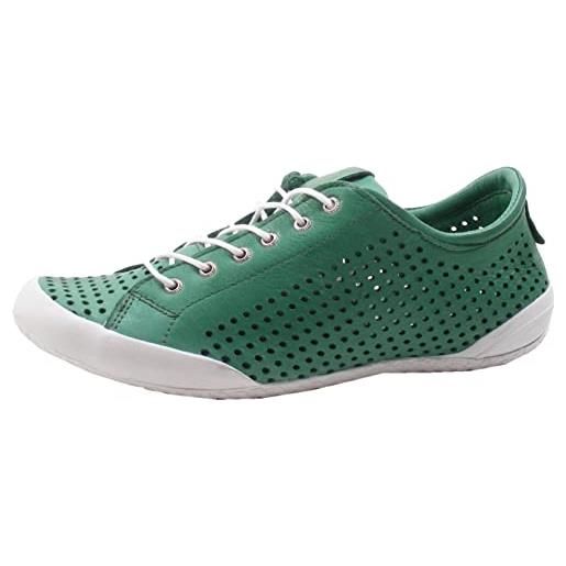 Andrea Conti 0345767 scarpe stringate donna, numero: 39 eu, colore: verde