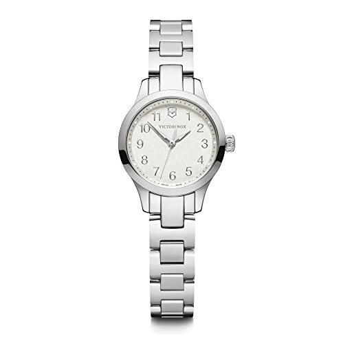 Victorinox donna alliance xs - orologio al quarzo analogico in acciaio inossidabile fabbricato in svizzera 241840