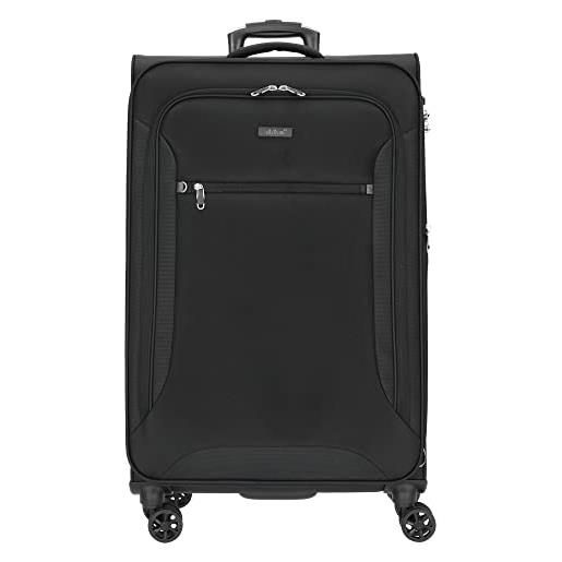 D & N d&n travel line 6404 bagaglio a mano, 78 cm, 100 liters, nero (schwarz)
