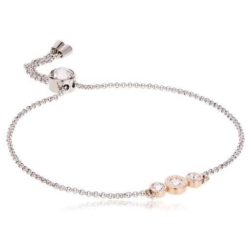 Tommy Hilfiger jewelry braccialetto da donna in acciaio inossidabile con cristalli - 2780580