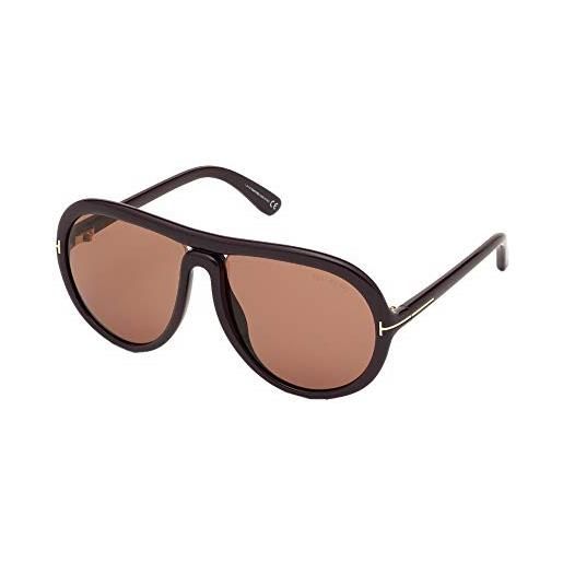 Tom Ford occhiali da sole cybil ft 0768 shiny violet/brown violet 60/16/135 uomo