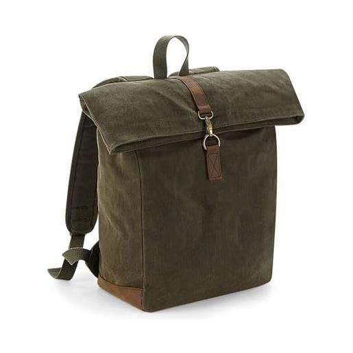 Quadra qd655 heritage waxed canvas backpack
