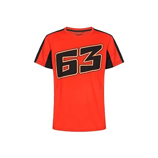 VR 46 t-shirt bagnaia 63, man, l, red