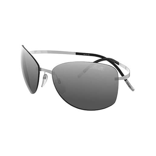 Silhouette occhiali da sole titan pure 8149 ruthenium/grey taglia unica uomo