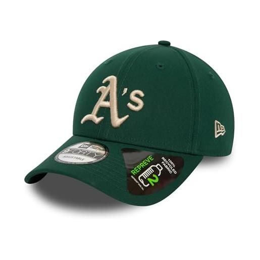 New Era oakland athletics - - cappello cappellino berretto da baseball - 9forty strapback - major league baseball - logo della squadra - verde