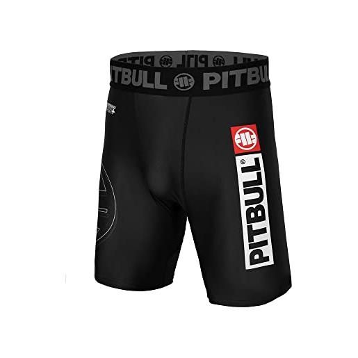 PITBULL pit bull west coast hilltop sports - pantaloncini sportivi da uomo, nero , l