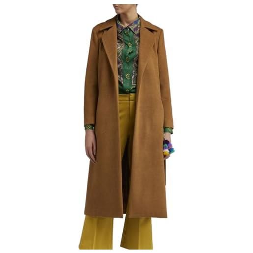 CAFèNOIR cappotto tipo vestaglia da donna - marrone modello c7ji0060 sintetico 42