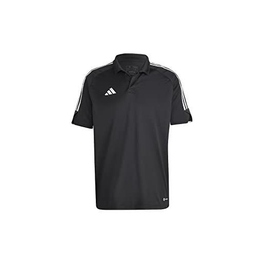 adidas uomo polo shirt (short sleeve) tiro23 l polo, black, hs3578, xl