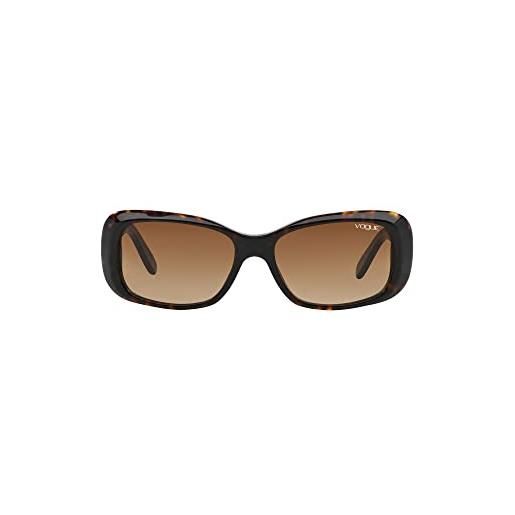 Vogue Eyewear 0vo2606s w65613 52 occhiali da sole, marrone (havana/brown gradient), donna