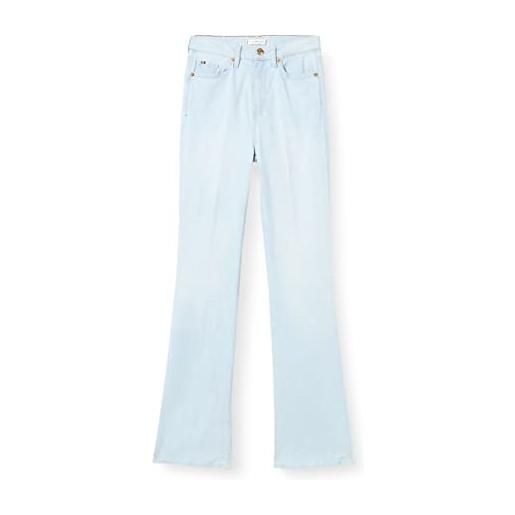 Tommy Hilfiger jeans donna bootcut hw lily vita alta, blu (lily), 28w / 30l