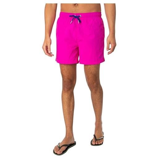 GANT pantaloncini da nuoto bermuda, bold violet, 4xl uomo