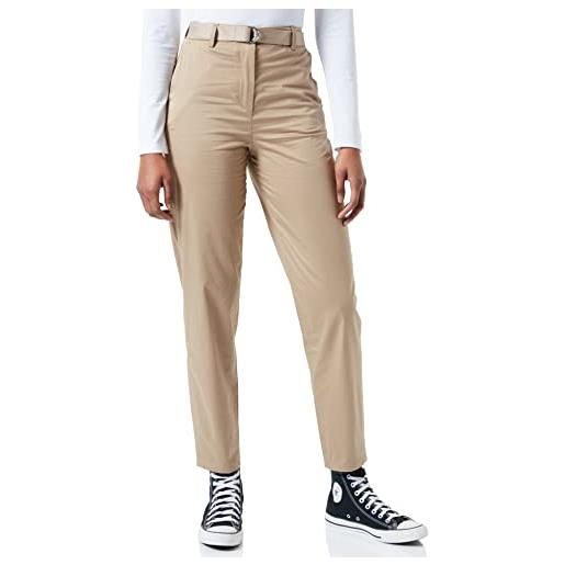 Tommy Hilfiger cotton sateen tapered chino pant pantaloni, desert sky, 36w (regular) donna