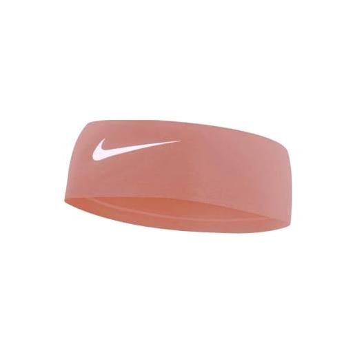 Nike fury n. 100.2145.644. Os - fascia per capelli 3.0, colore: rosso stardust/bianco
