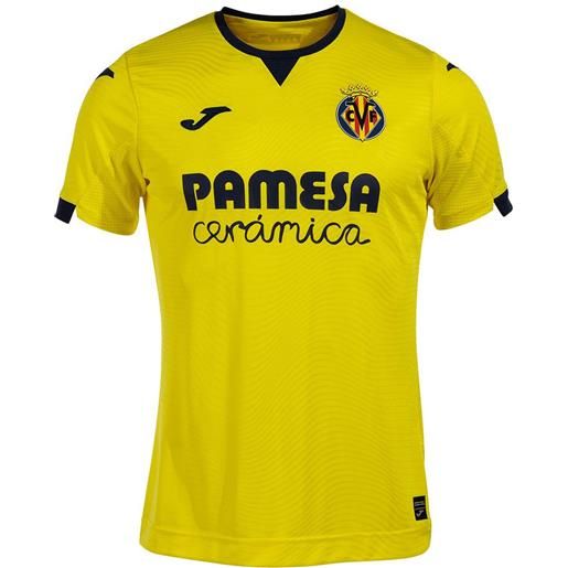 Joma villarreal cf 23/24 short sleeve t-shirt home giallo s
