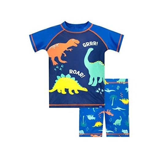 Harry Bear set da bagno per bambino dinosauro blu 5-6 anni