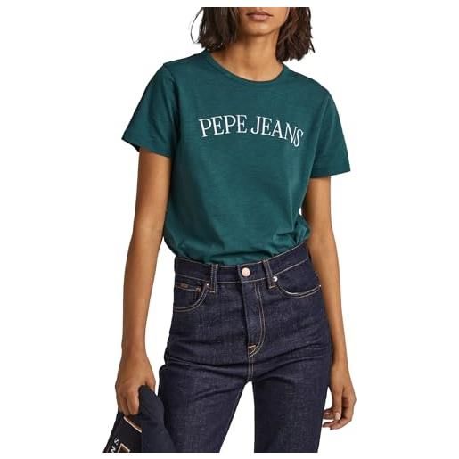 Pepe Jeans vio, maglietta donna, verde (regent green), xs