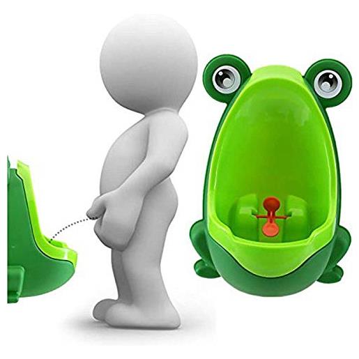 Lorcoo - urinoir enfant, urinoir pour garçon en forme de grenouille pour bébé, apprentissage pour uriner