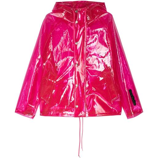 Acne Studios giacca con effetto trasparente - rosa