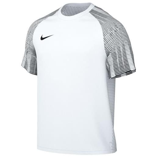 Nike m nk df academy jsy ss t-shirt, white/black/black, s uomo
