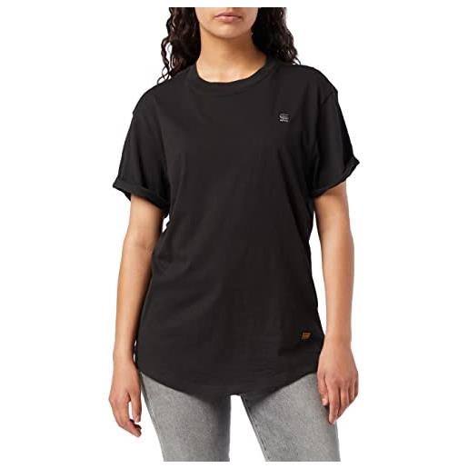 G-STAR RAW lash fem loose top, t-shirt donna, nero (dk black d16902-4107-6484), s