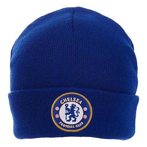 Hy-Pro combat, chelsea fc-cappello con stemma in maglia, taglia unica, colore: blu reale unisex-adulto