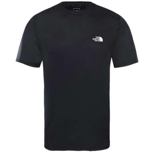The North Face mens reaxion amp crew t-shirt m/m poliestere nera uomo