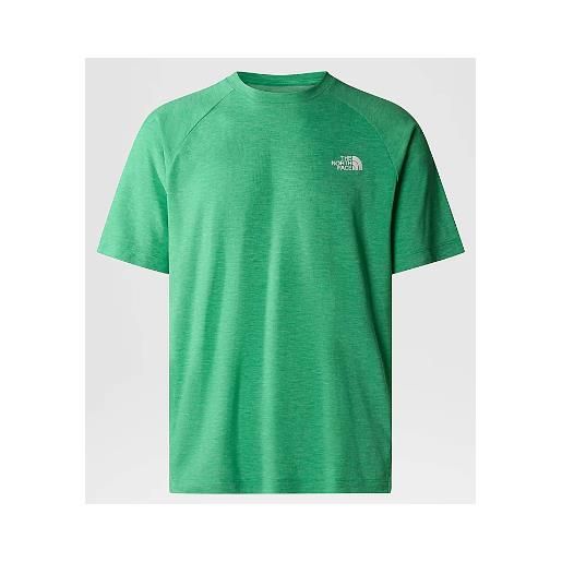 The North Face m foundation ss tee t-shirt m/m tecnica optic emerald uomo