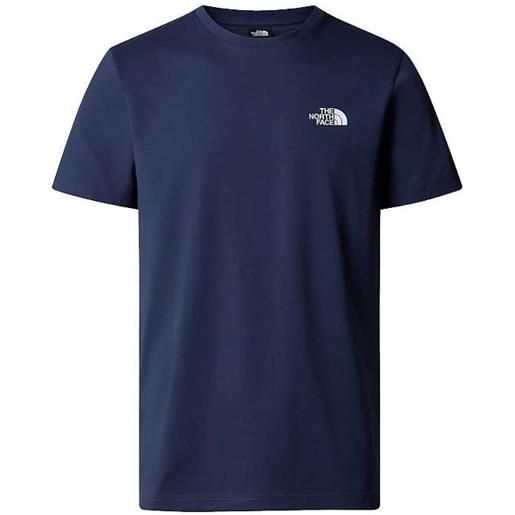 The North Face m s/s simple dome tee t-shirt m/m summit navy logo piccolo uomo