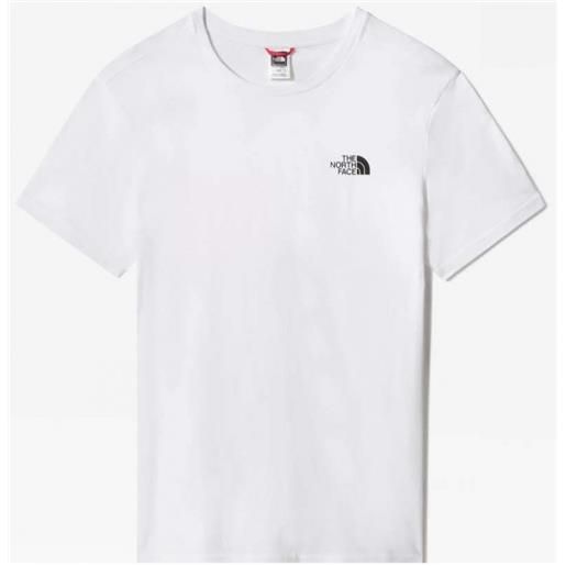 The North Face m s/s simple dome tee t-shirt m/m white logo piccolo uomo