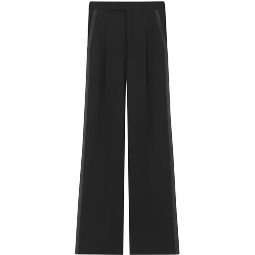 Saint Laurent pantaloni svasati - nero
