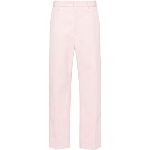Acne Studios pantaloni in twill - rosa
