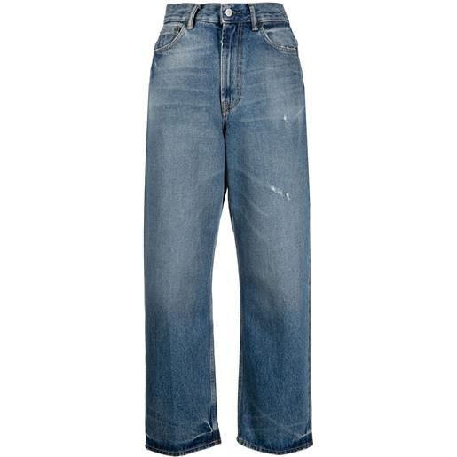 Acne Studios jeans crop a gamba ampia 1993 - blu