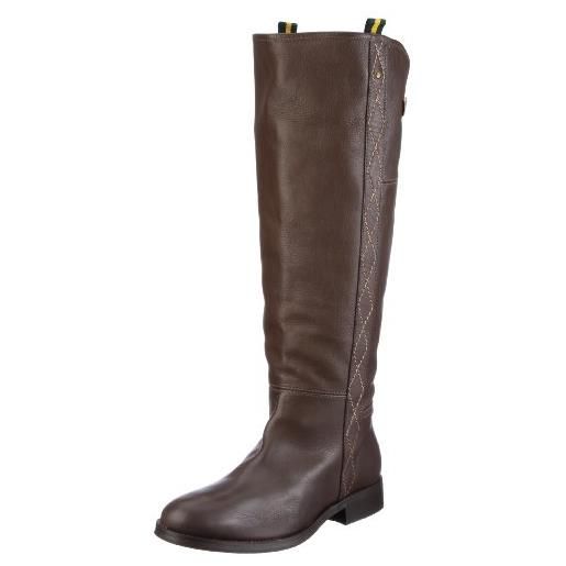 Mexx devon 5a leather high boot f9re0006, stivali donna, marrone (braun (taupe 209)), 38