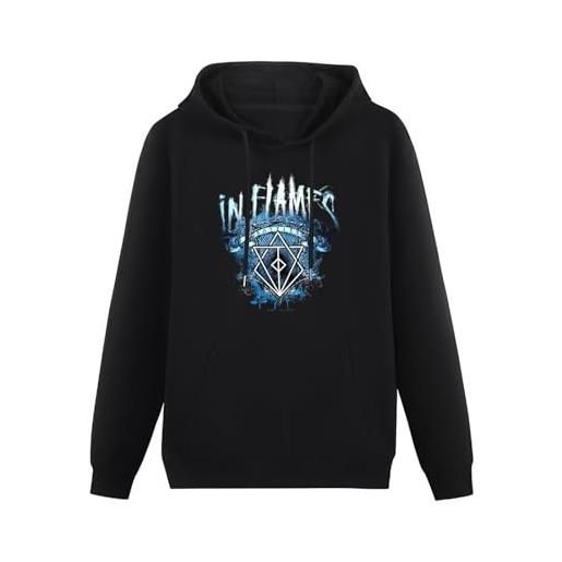 BSapp in flames battles crest tour mens funny unisex sweatshirts graphic print hooded black sweater m