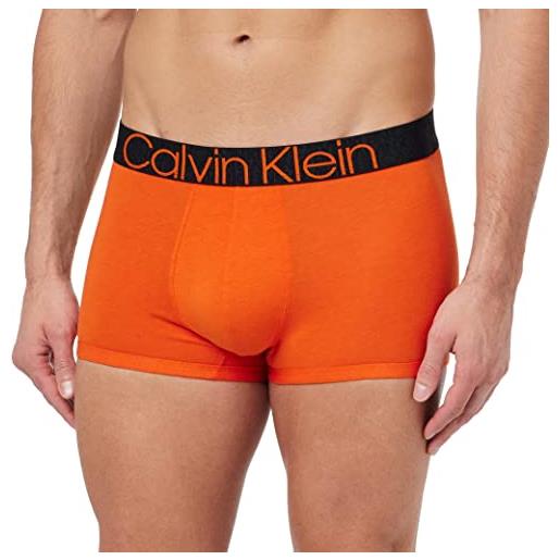 Calvin Klein trunk boxer, uomo, arancione (samba), l