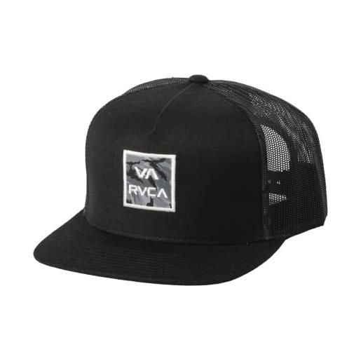 RVCA cappello da camionista regolabile da uomo, va atw RVCA print/nero, taglia unica