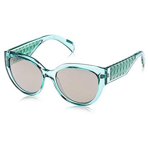 Just Cavalli jc781s 93c 56 occhiali da sole, verde chiaro luc/fumo specchiato, donna